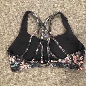 Multicolored Lululemon sports bra